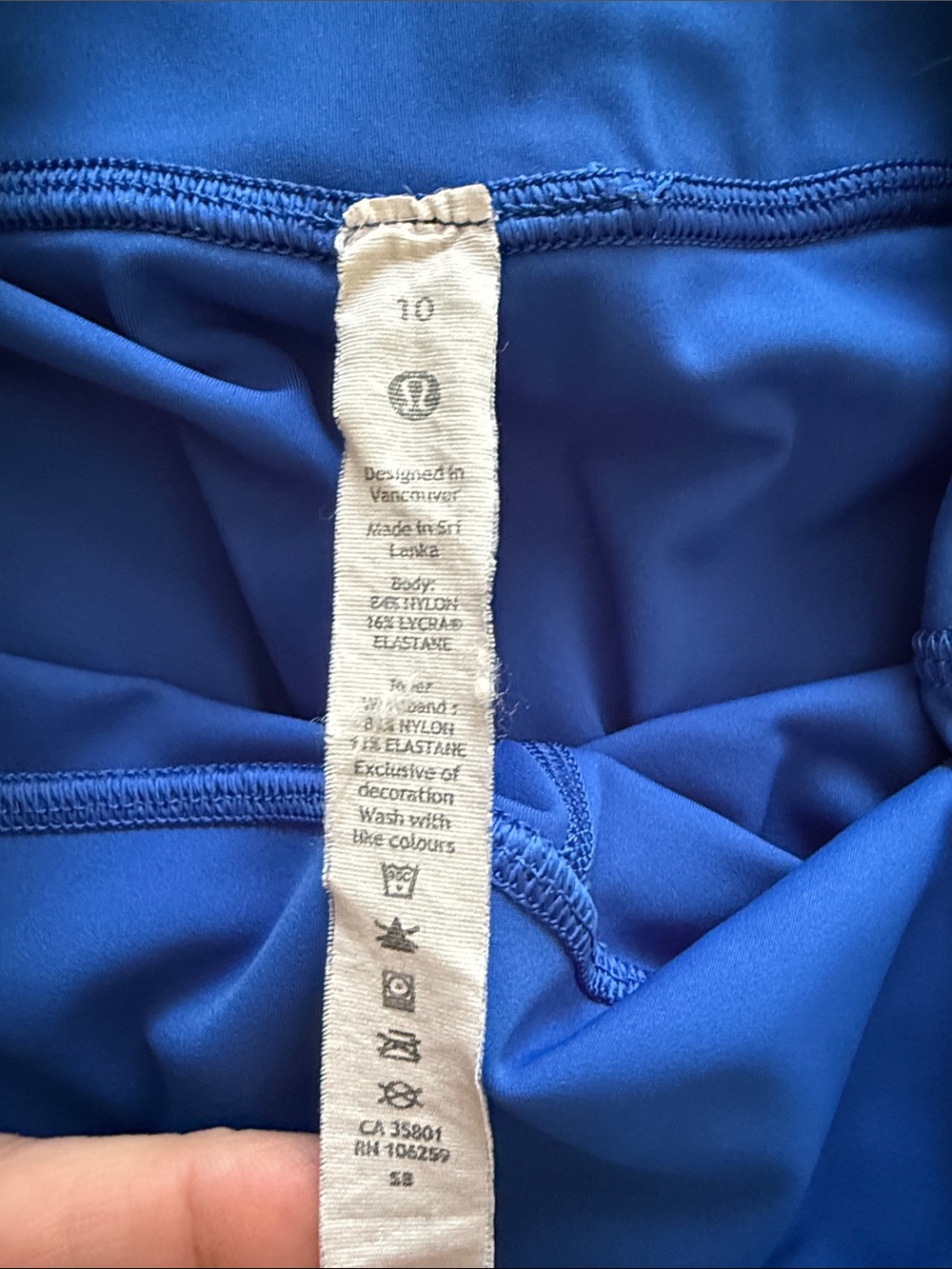 lululemon athletica High-Rise Performance Leggings in Royal Blue - Picture 4 of 4